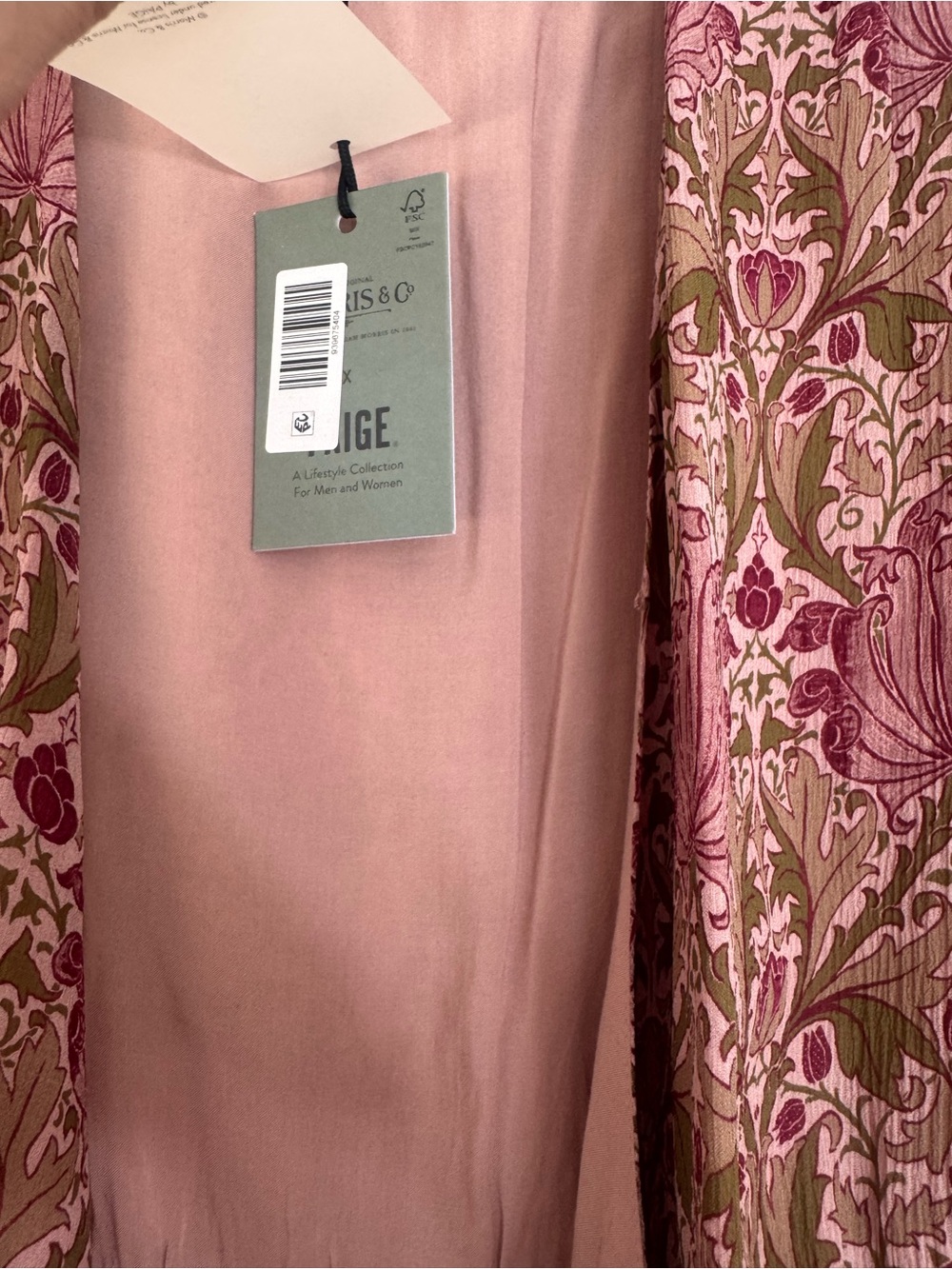 PAIGE × Morris & Co. Bodega Long-Sleeve
Wrap Silk Mini 0144 - Picture 4 of 5